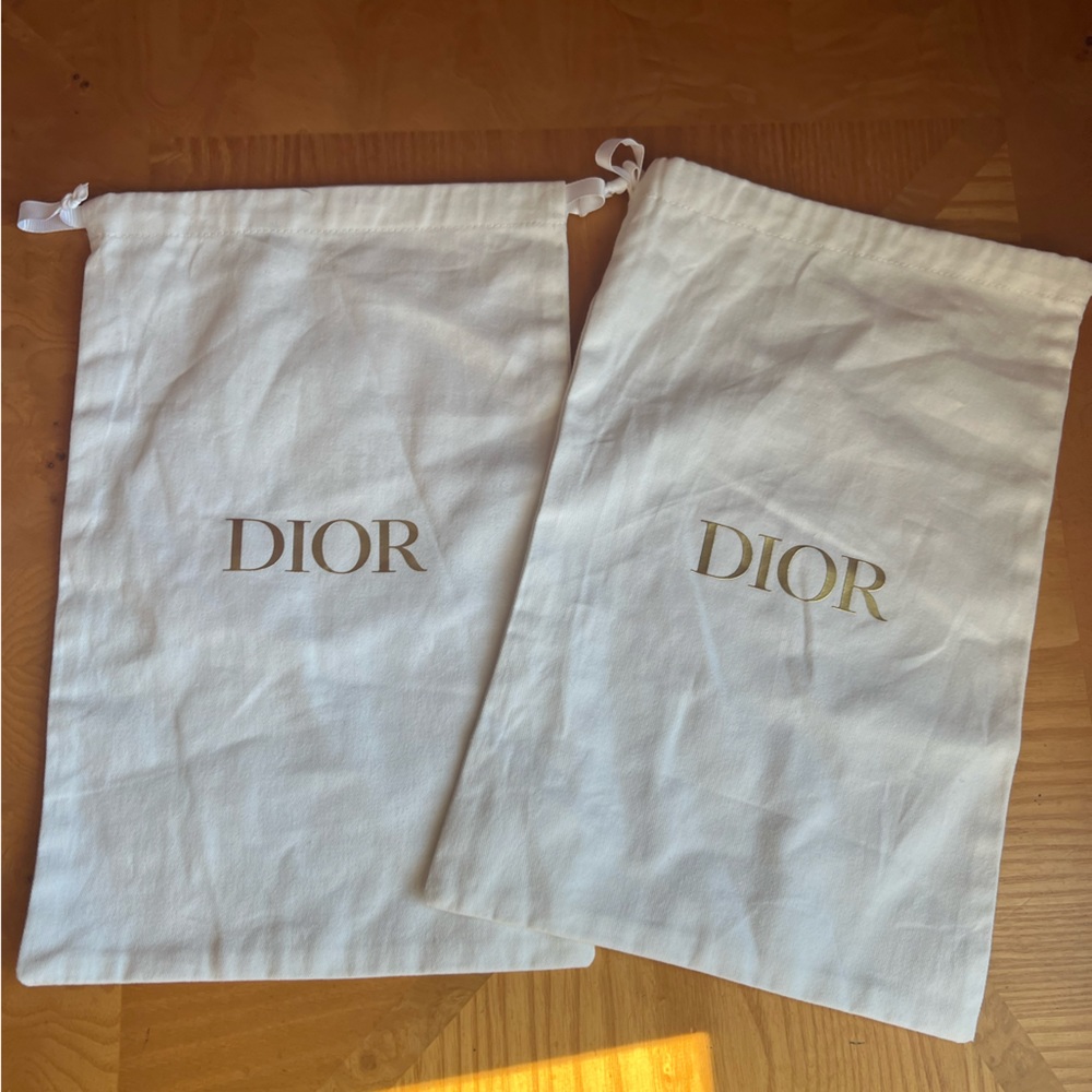 Set of 2 new authentic Dior accessories shoes